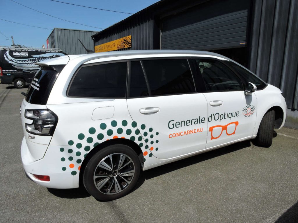 Marquage véhicule à Concarneau