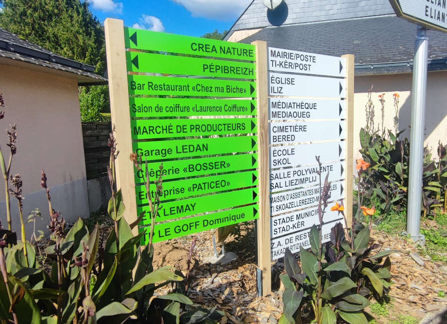 PANNEAUX SIGNALETIQUE EN FINISTERE